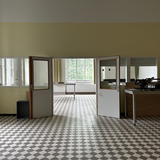 Die Innenräume von Pavillon 21 werden durch das Kollektiv vergeben © Kollektiv Kaorle
